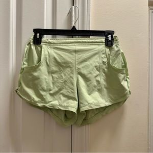 Athleta Tennis Green Athletic Shorts